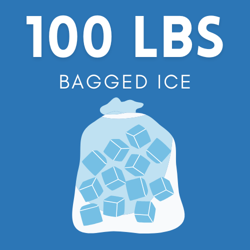 100 lbs Premium Bagged Ice